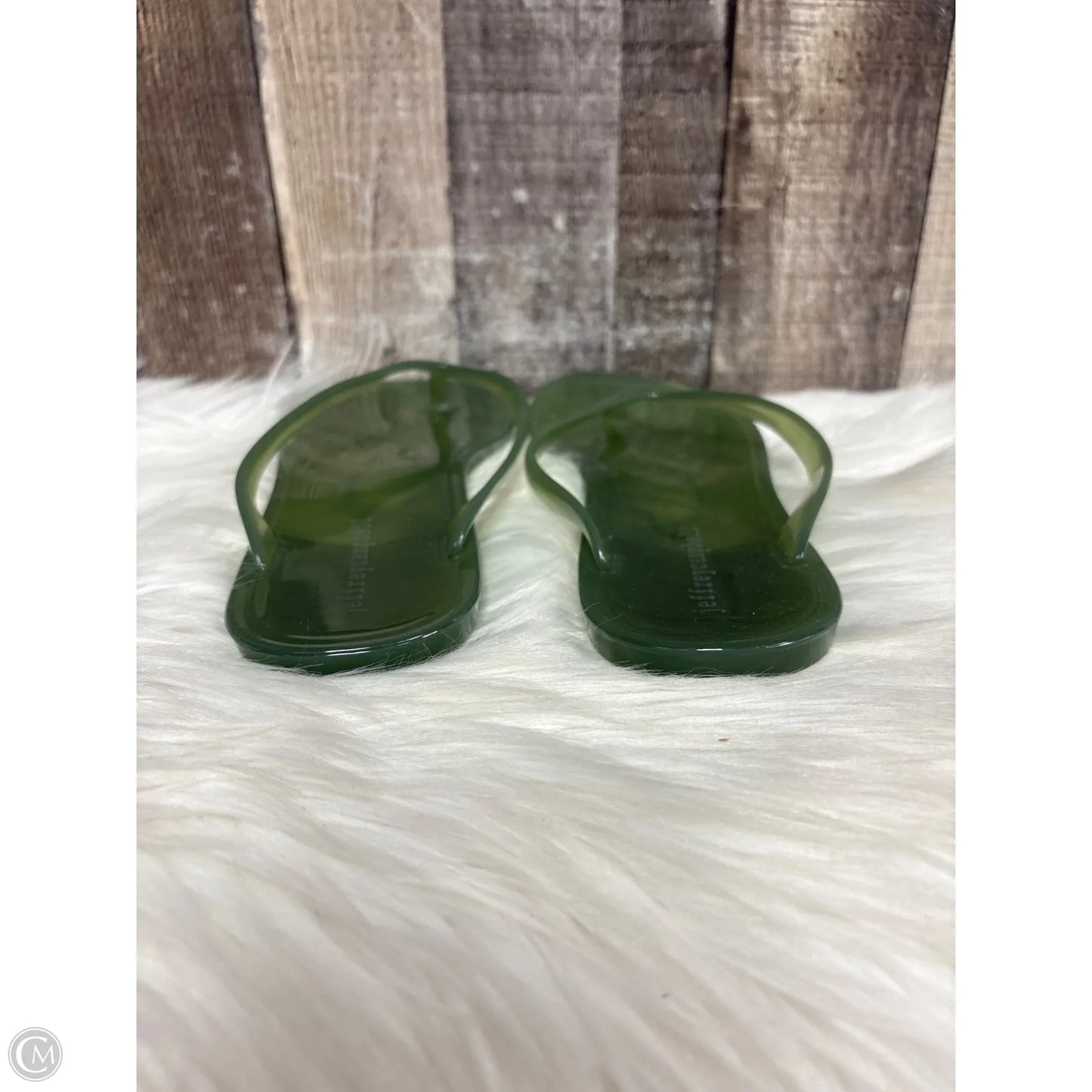 Sandals Flats By Jeffrey Campbell In Green, Size: 6