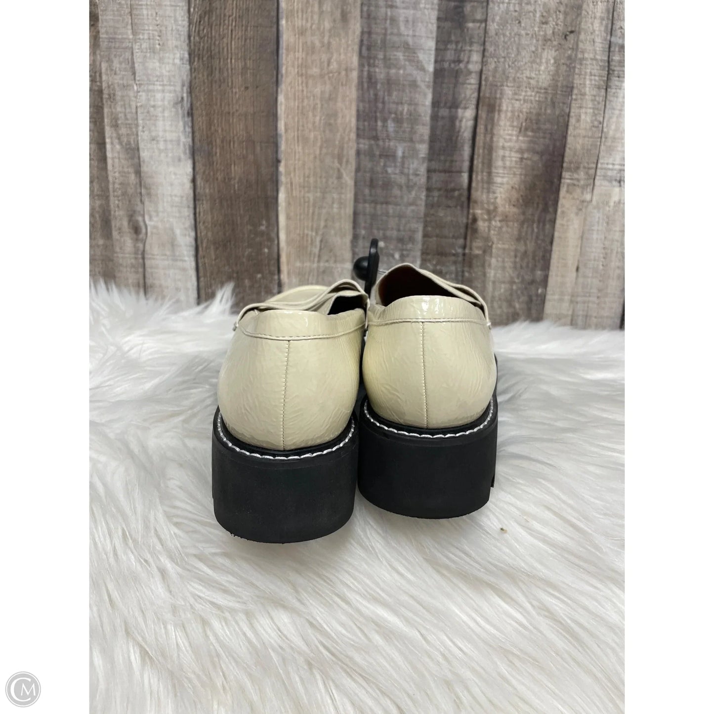Shoes Heels Block By Franco Sarto In Black & Cream, Size: 7.5