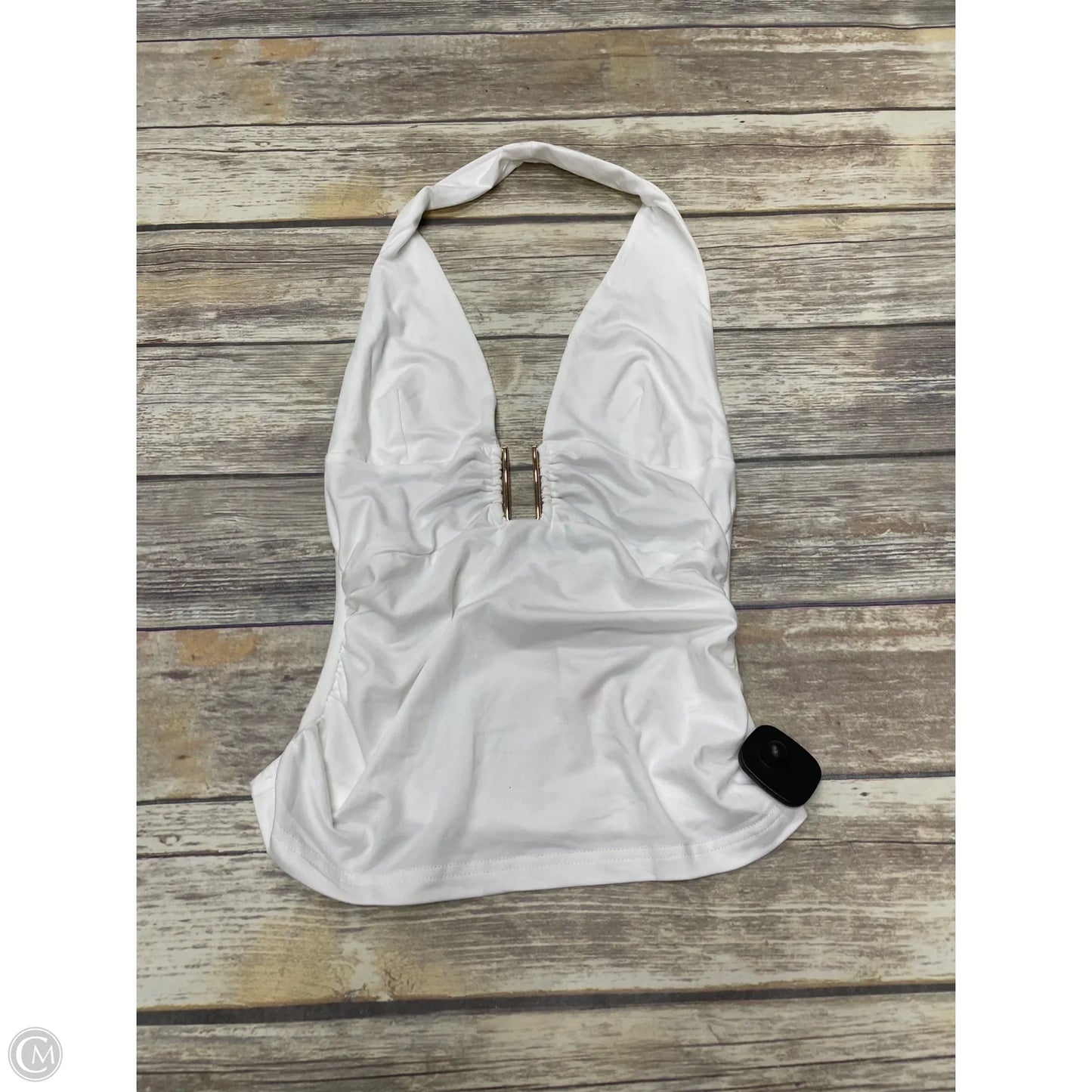 Top Sleeveless By Cmf In White, Size: S
