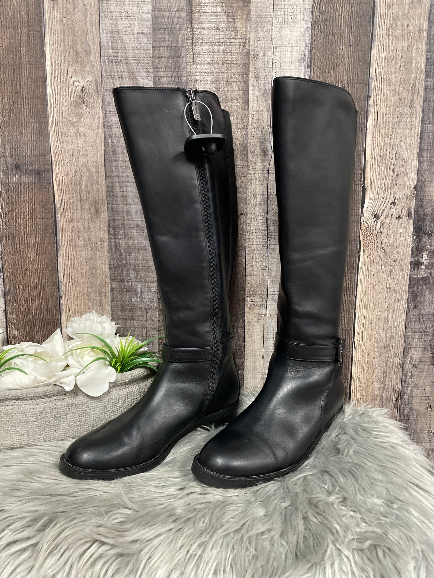 Boots Knee Flats By Blondo In Black, Size: 8