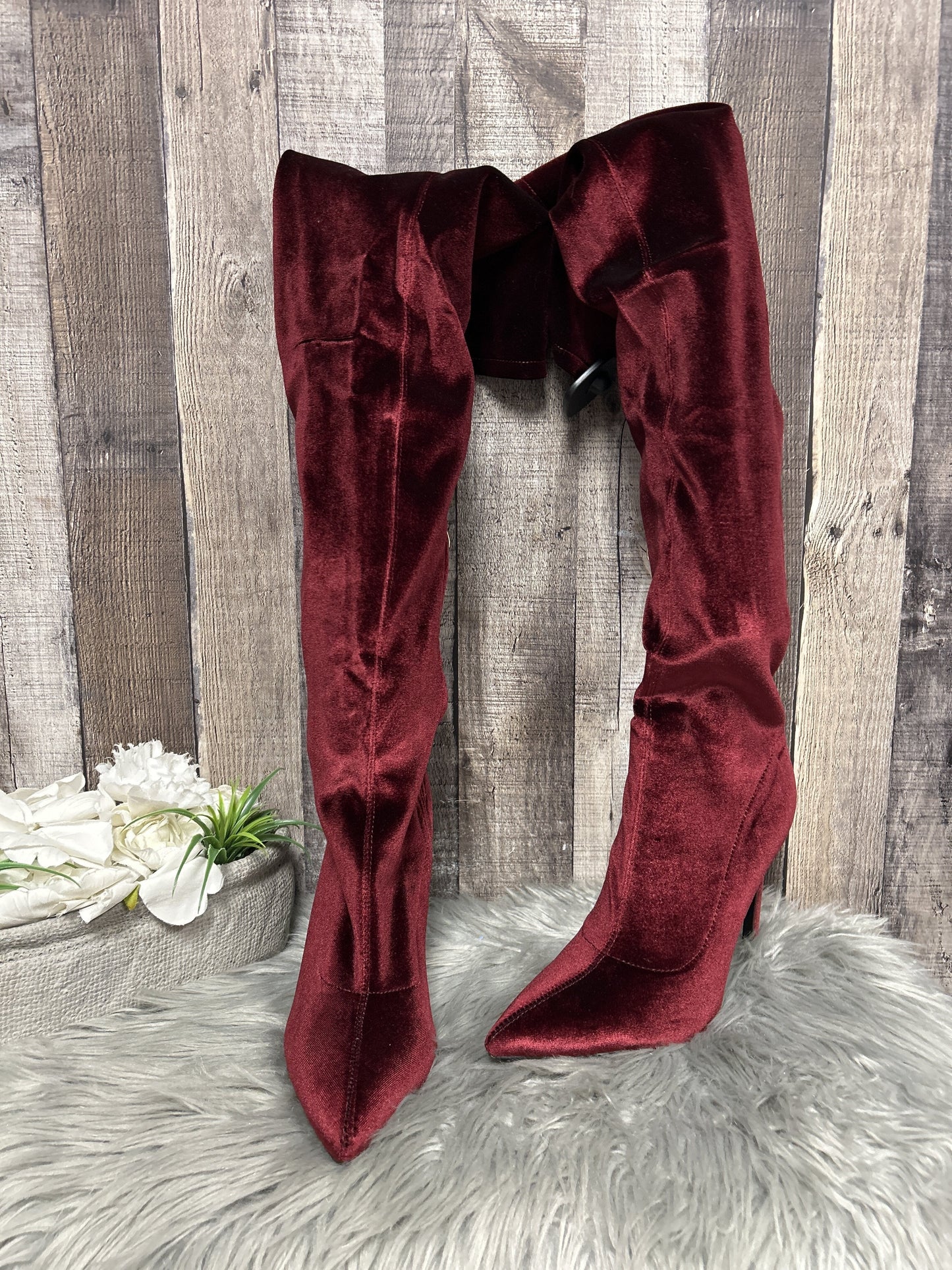 Boots Over-the-knee Heels By Cme Size: 10