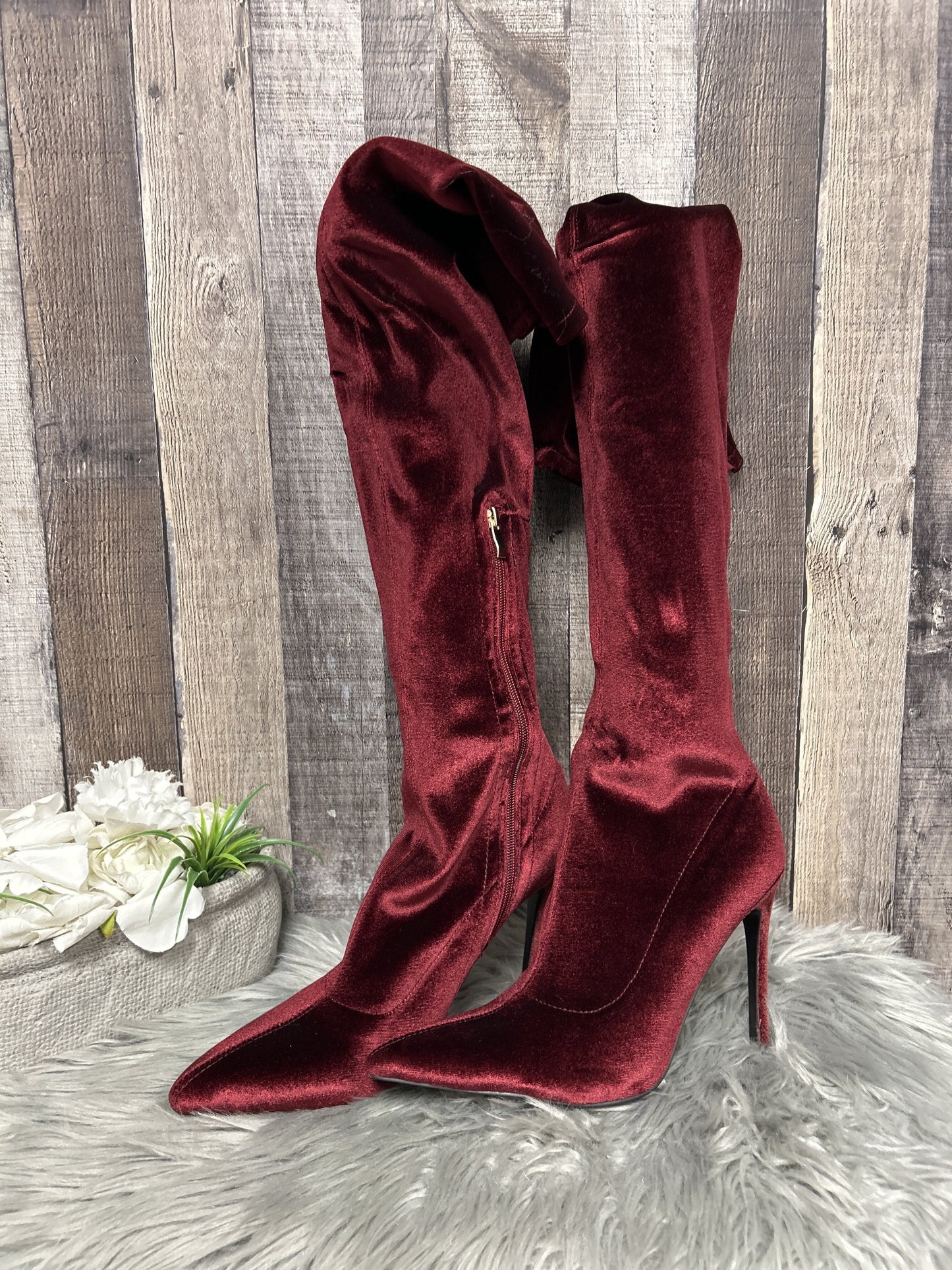 Boots Over-the-knee Heels By Cme Size: 10
