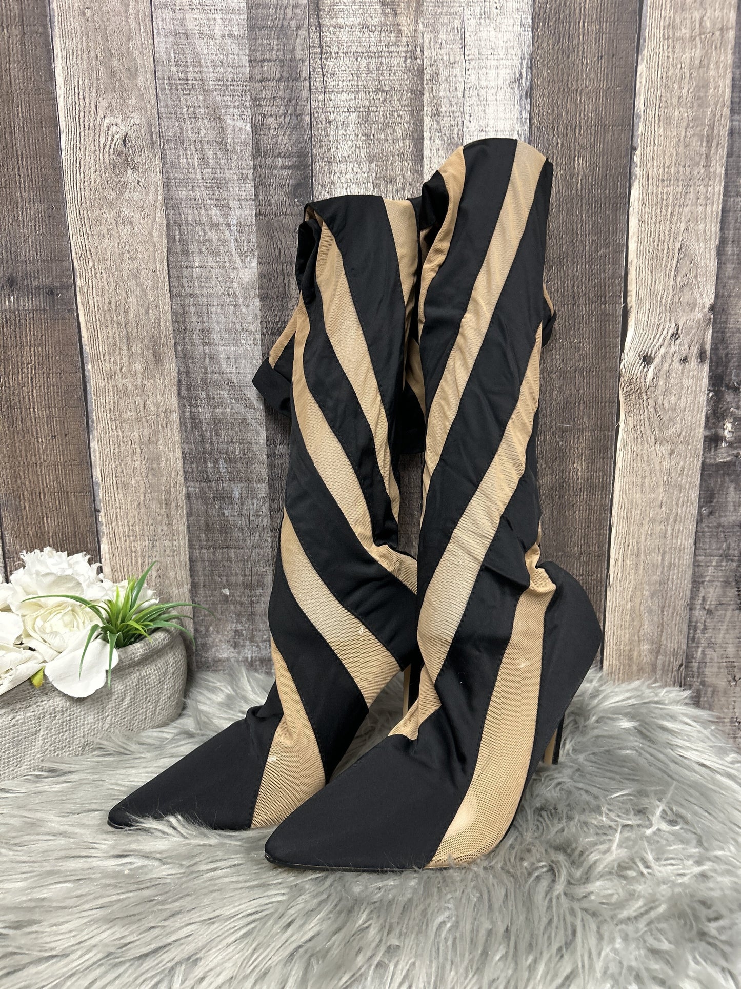 Boots Over-the-knee Heels By Cme Size: 8