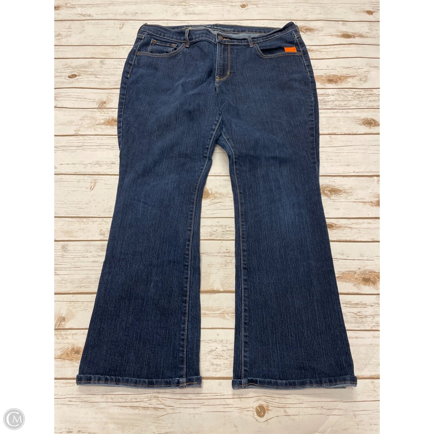 Jeans Straight By Old Navy In Blue Denim, Size: 16