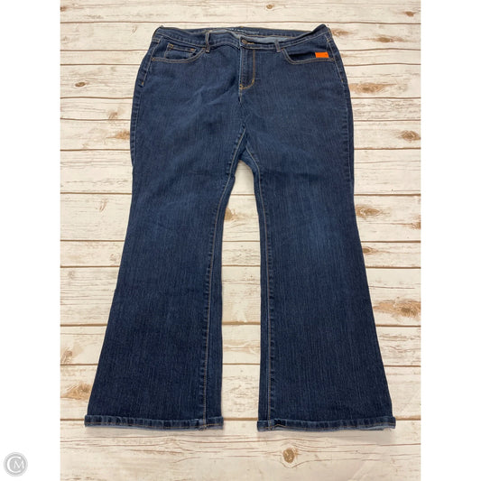 Jeans Straight By Old Navy In Blue Denim, Size: 16