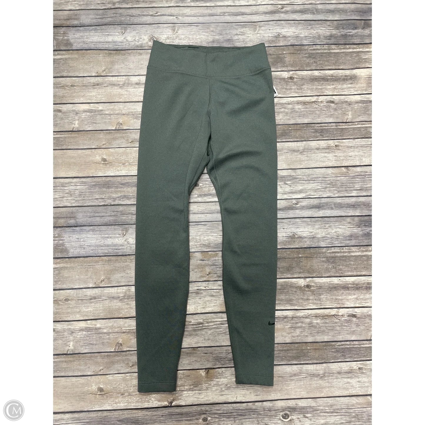 Athletic Leggings By Nike In Grey, Size: S