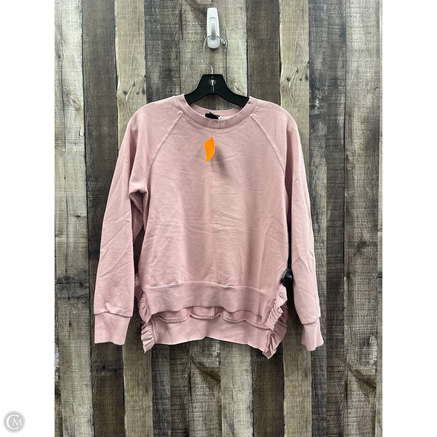 Sweatshirt Crewneck By Who What Wear In Pink, Size: S