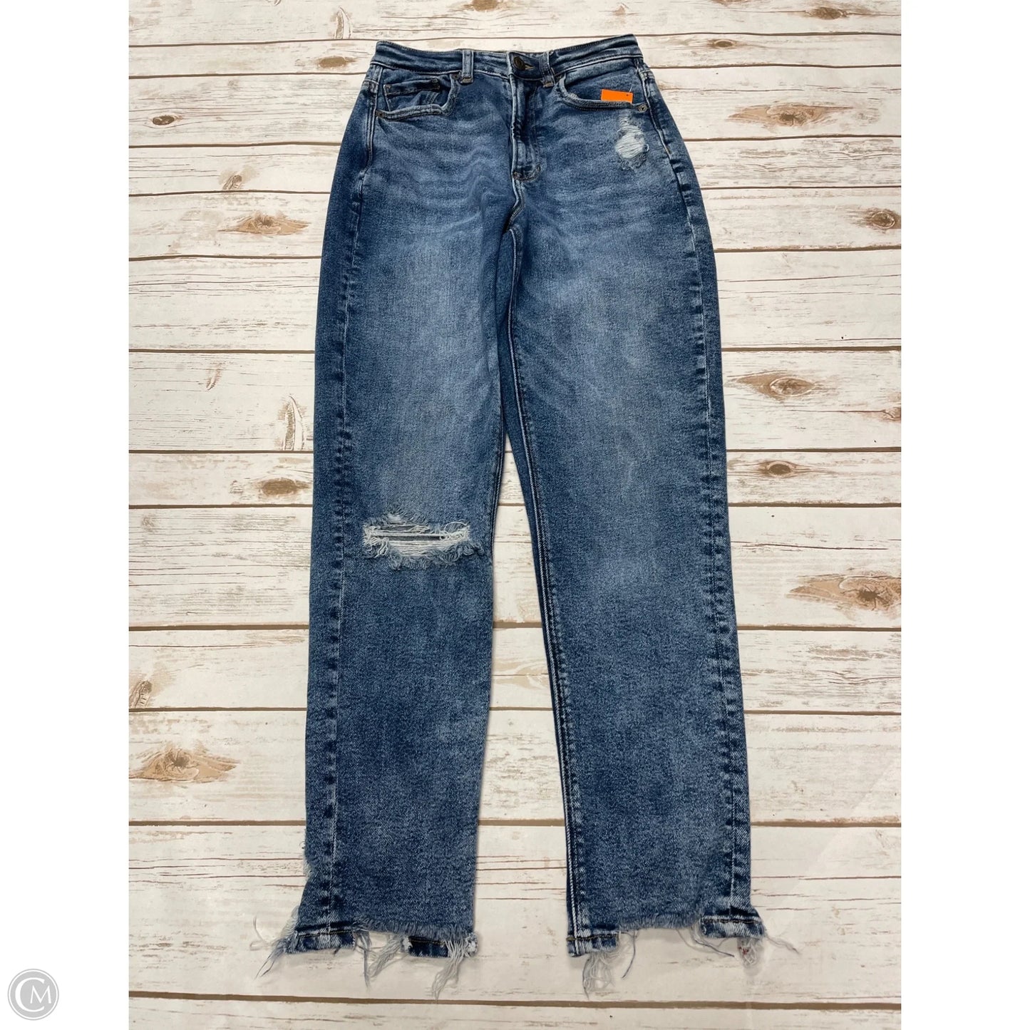 Jeans Skinny By American Eagle In Blue Denim, Size: 2