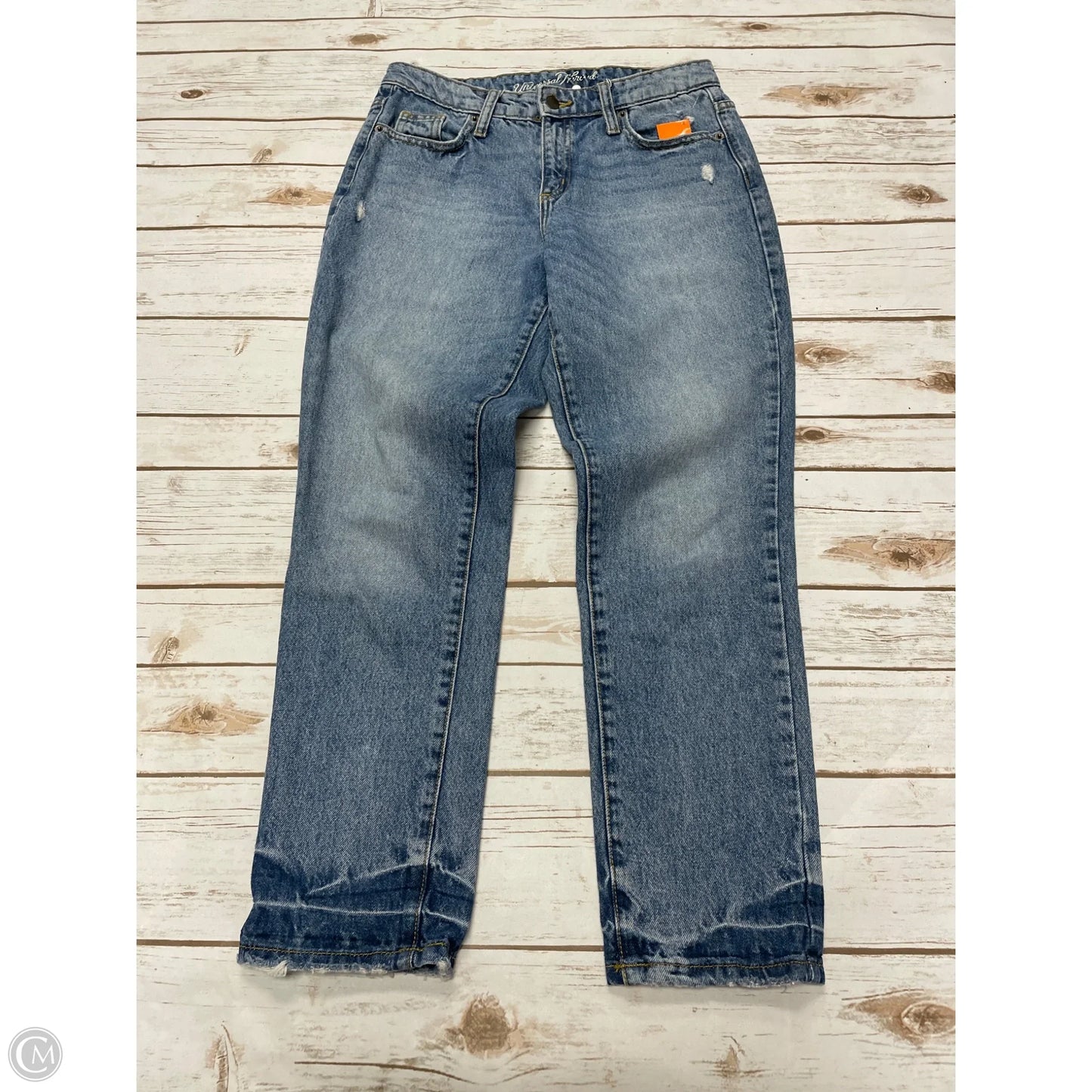 Jeans Straight By Universal Thread In Blue Denim, Size: 2