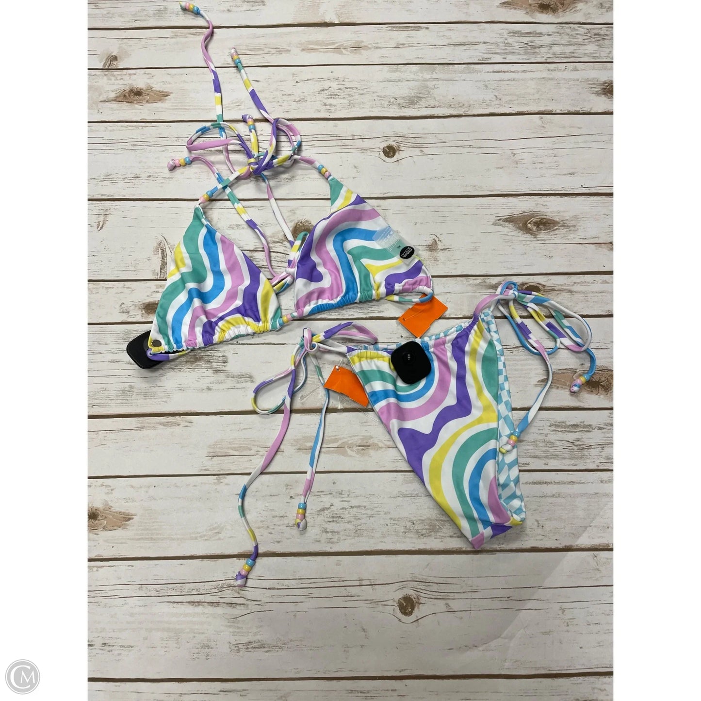 Swimsuit 2pc By Cme In Multi-colored, Size: Xl