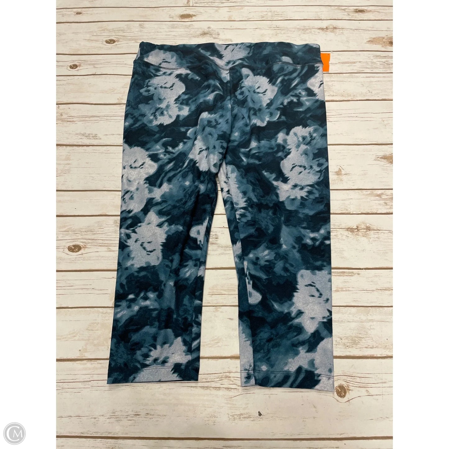 Athletic Capris By Time And Tru In Multi-colored, Size: Xxl