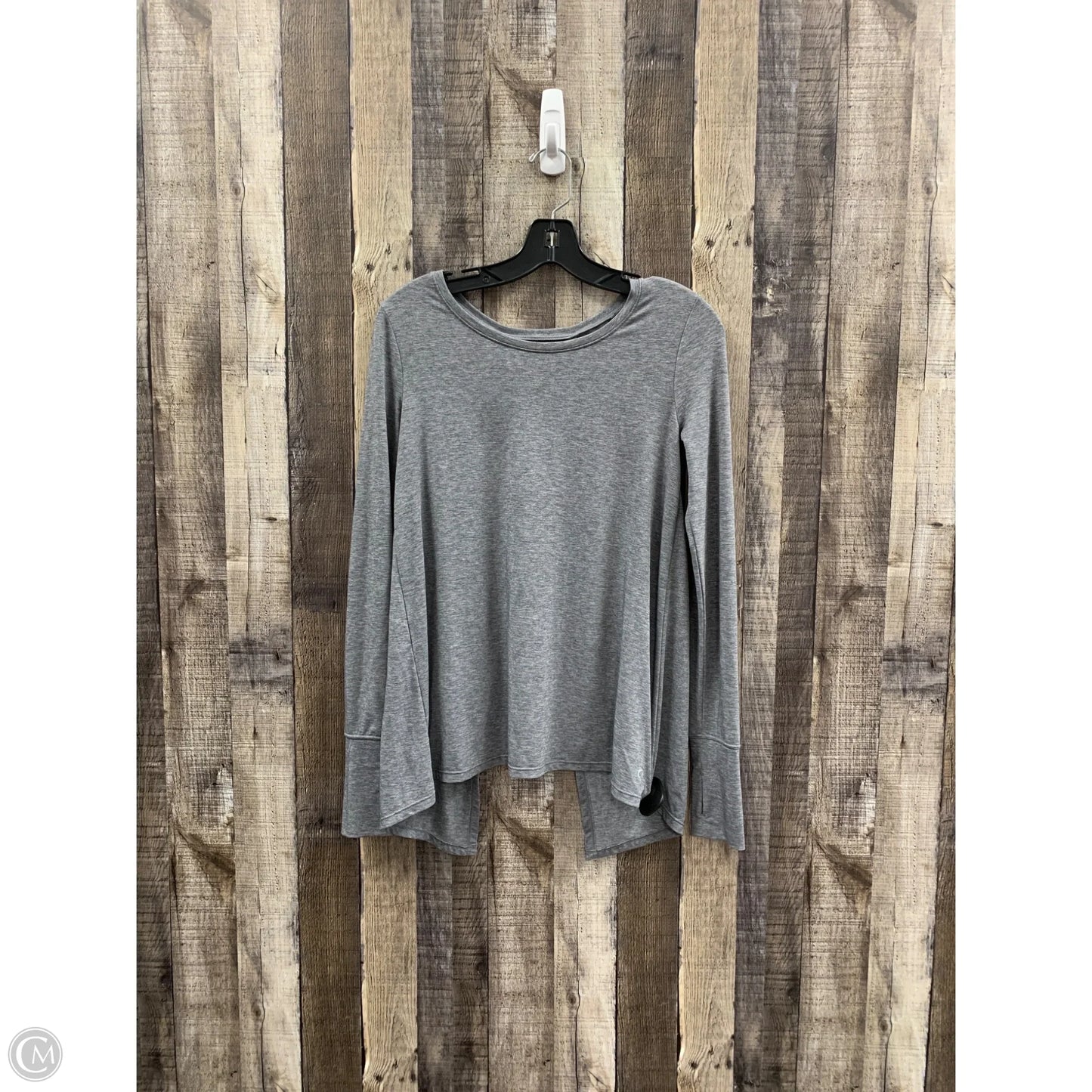 Athletic Top Long Sleeve Crewneck By Gapfit In Grey, Size: Xs