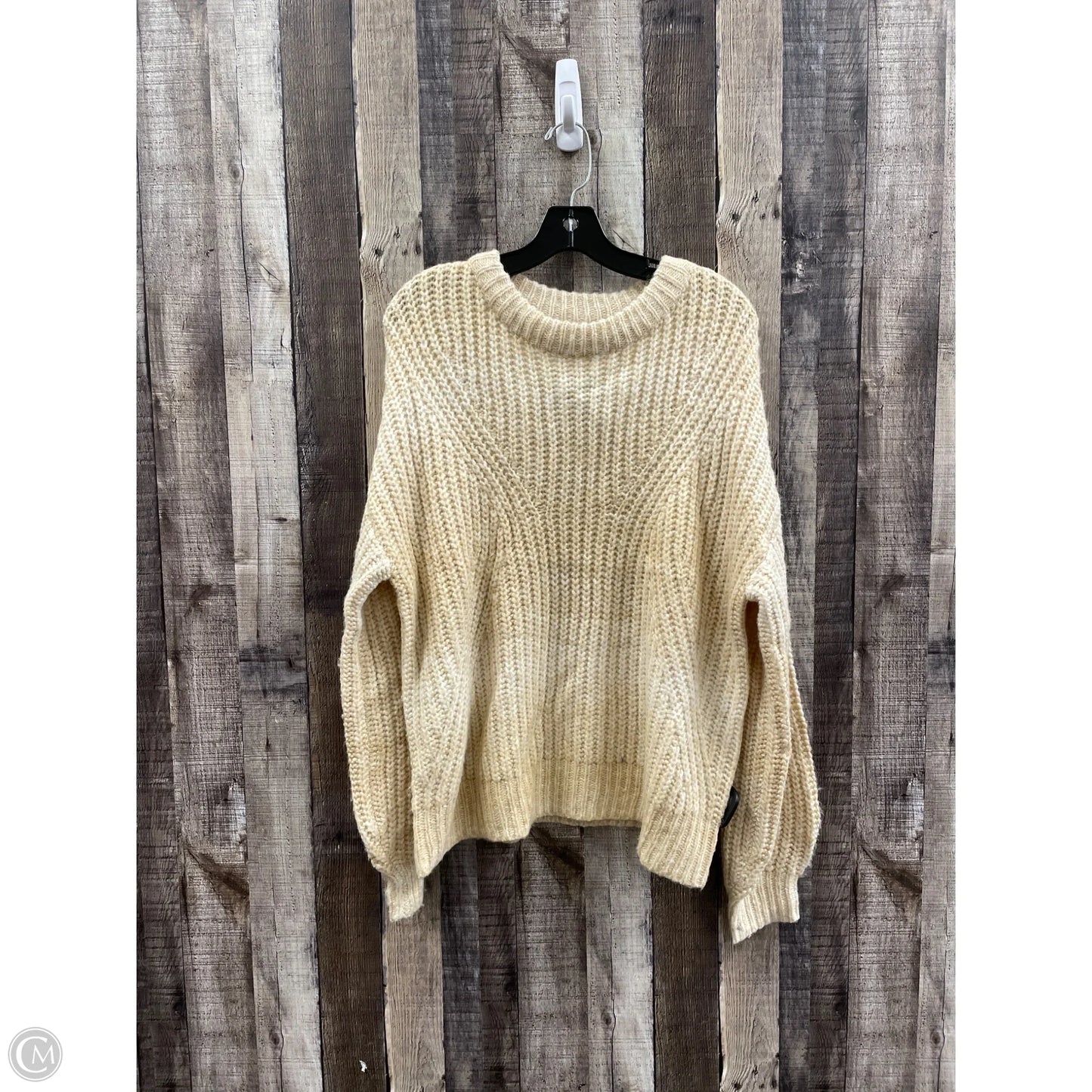 Sweater By A New Day In Cream, Size: L