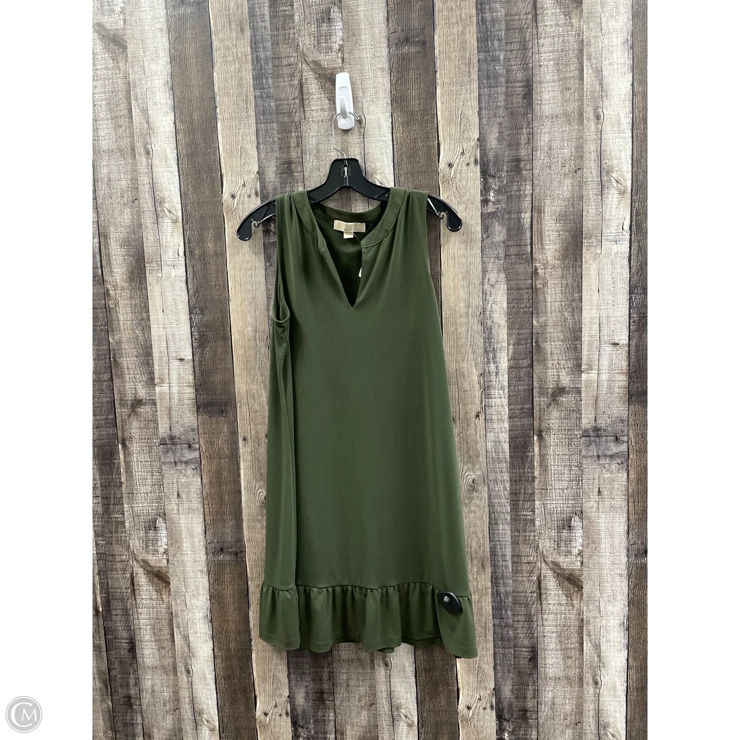 Dress Designer By Michael Kors In Green, Size: L