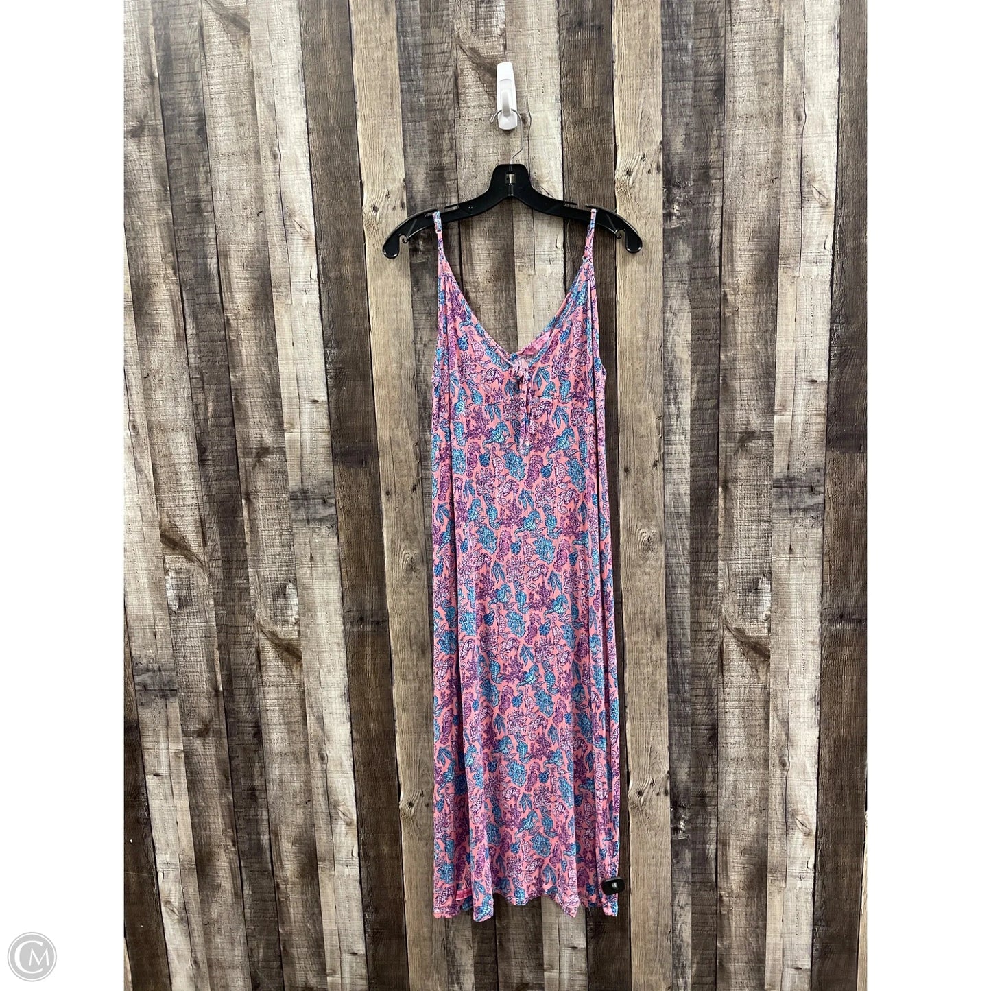 Dress Casual Midi By Simply Southern In Multi-colored, Size: L