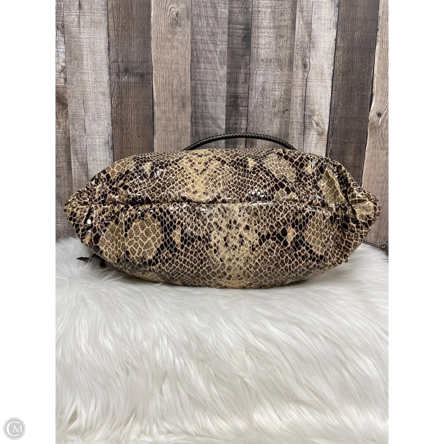 Handbag Leather By Brighton, Size: Large