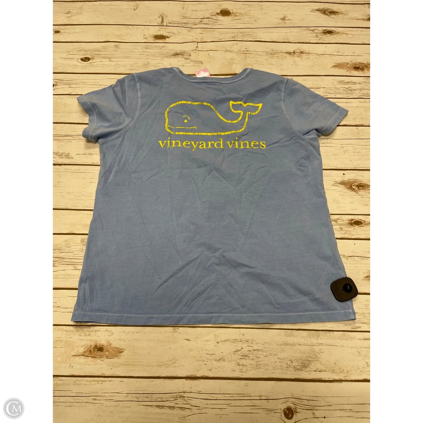 Top Short Sleeve Basic By Vineyard Vines In Blue, Size: L