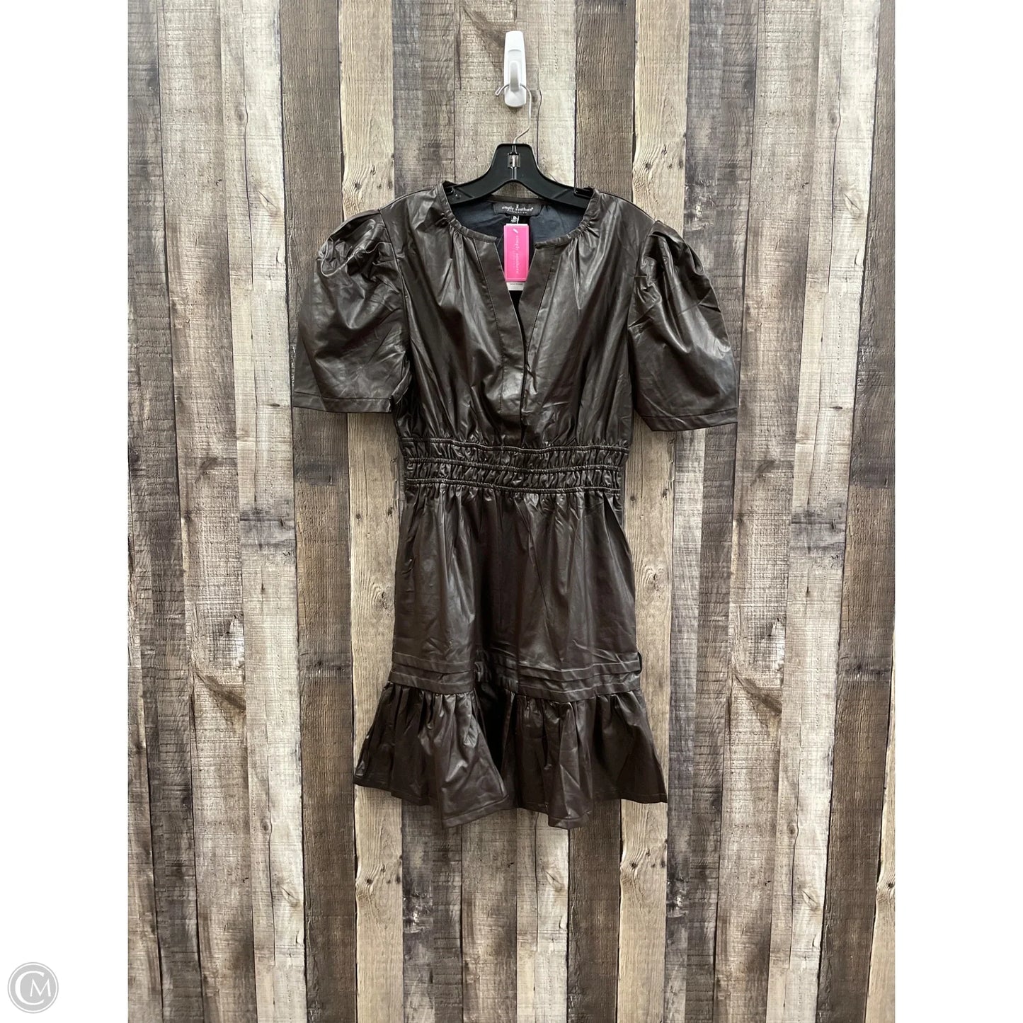 Dress Casual Short By Simply Southern In Brown, Size: M