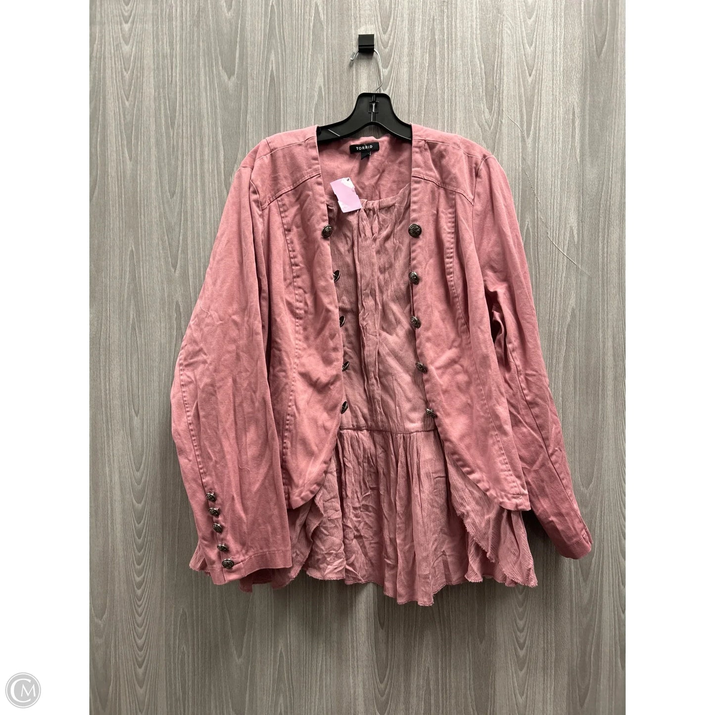 Jacket Other By Torrid In Pink, Size: 3x