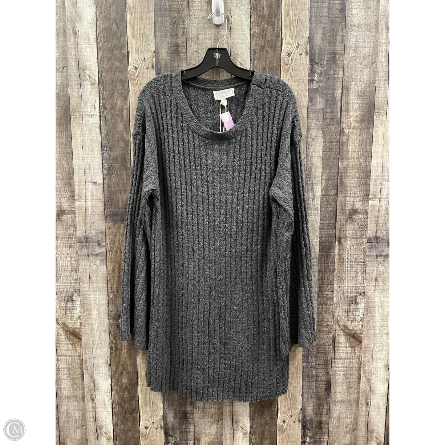 Dress Sweater By Loveriche In Grey, Size: L