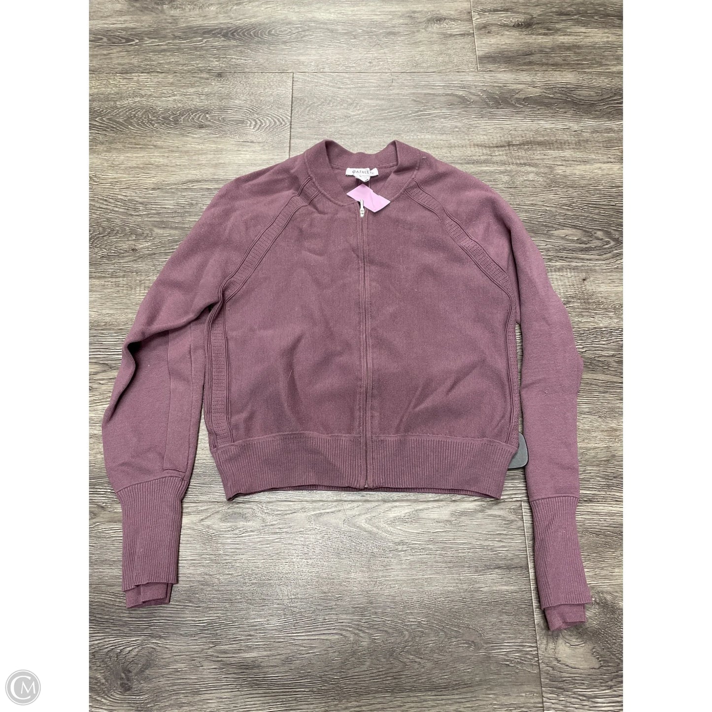 Athletic Jacket By Athleta In Purple, Size: M