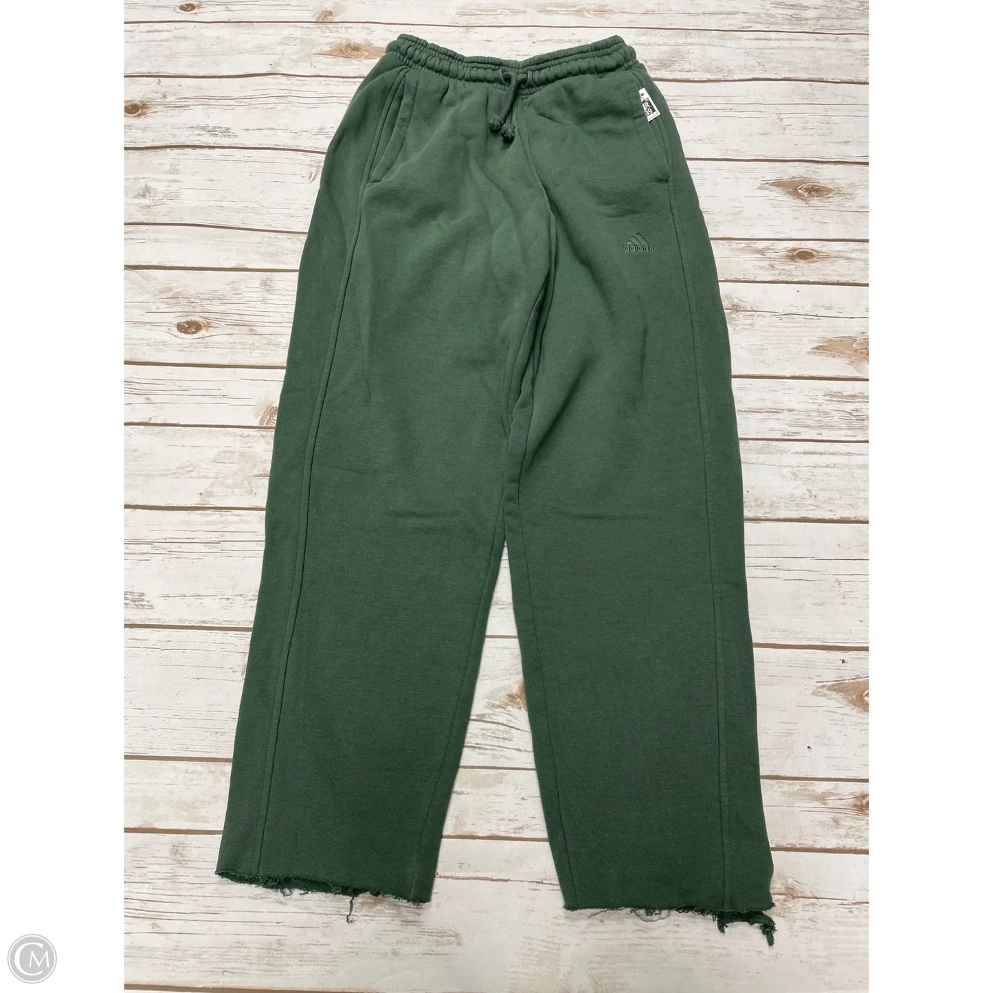 Athletic Pants By Adidas In Green, Size: Xs
