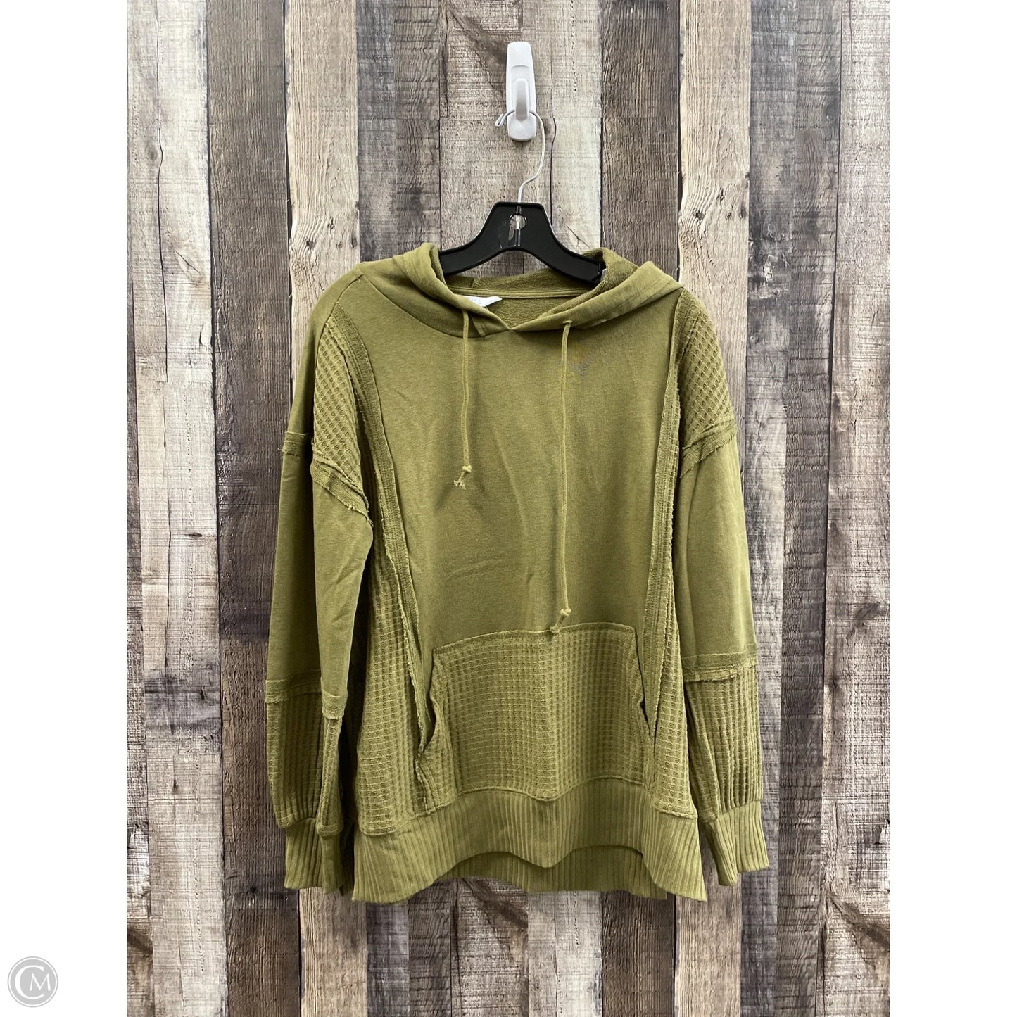 Sweatshirt Hoodie By Time And Tru In Green, Size: S