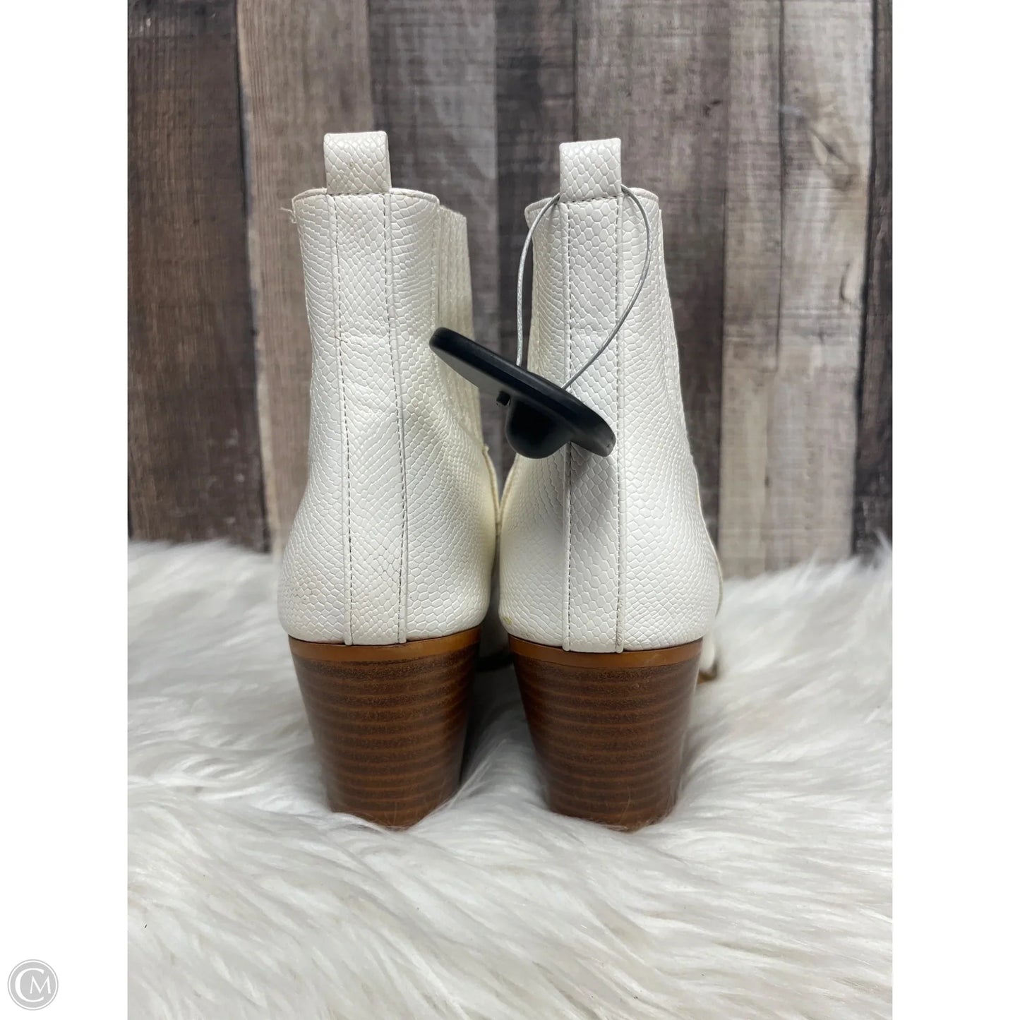 Boots Western By Cme In White, Size: 9