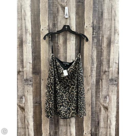 Top Sleeveless By Eloquii In Animal Print, Size: 3x