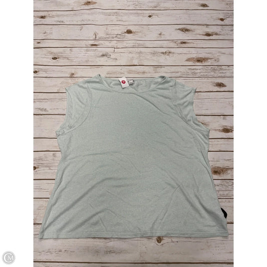 Top Sleeveless By J. Crew In Green, Size: 3x
