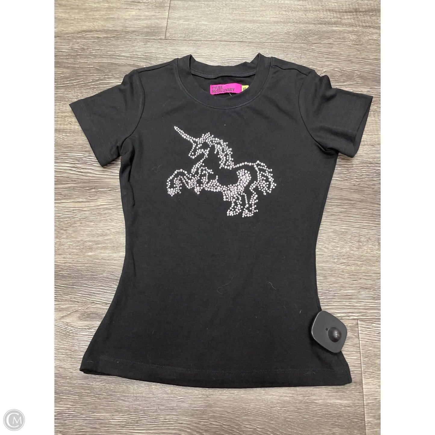 Top Short Sleeve By Cmc In Black, Size: Xs