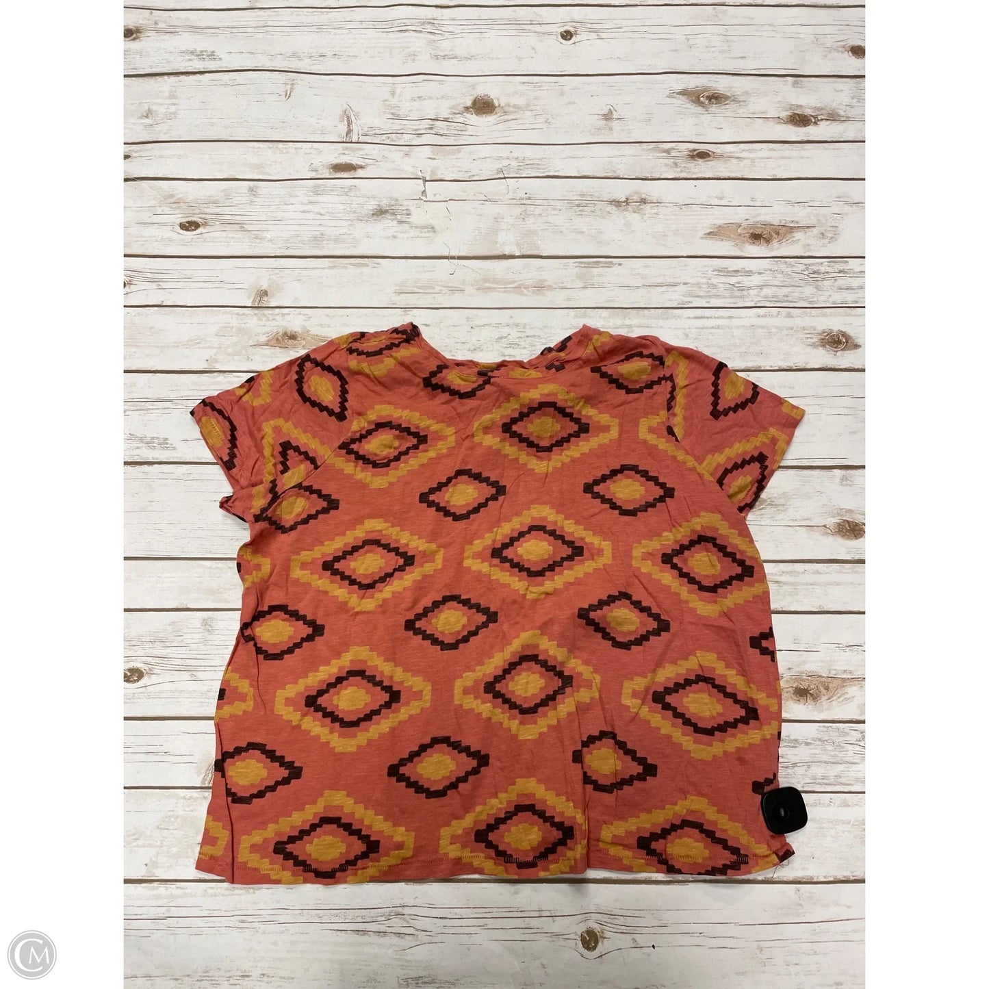 Top Short Sleeve By Sonoma In Multi-colored, Size: 1x