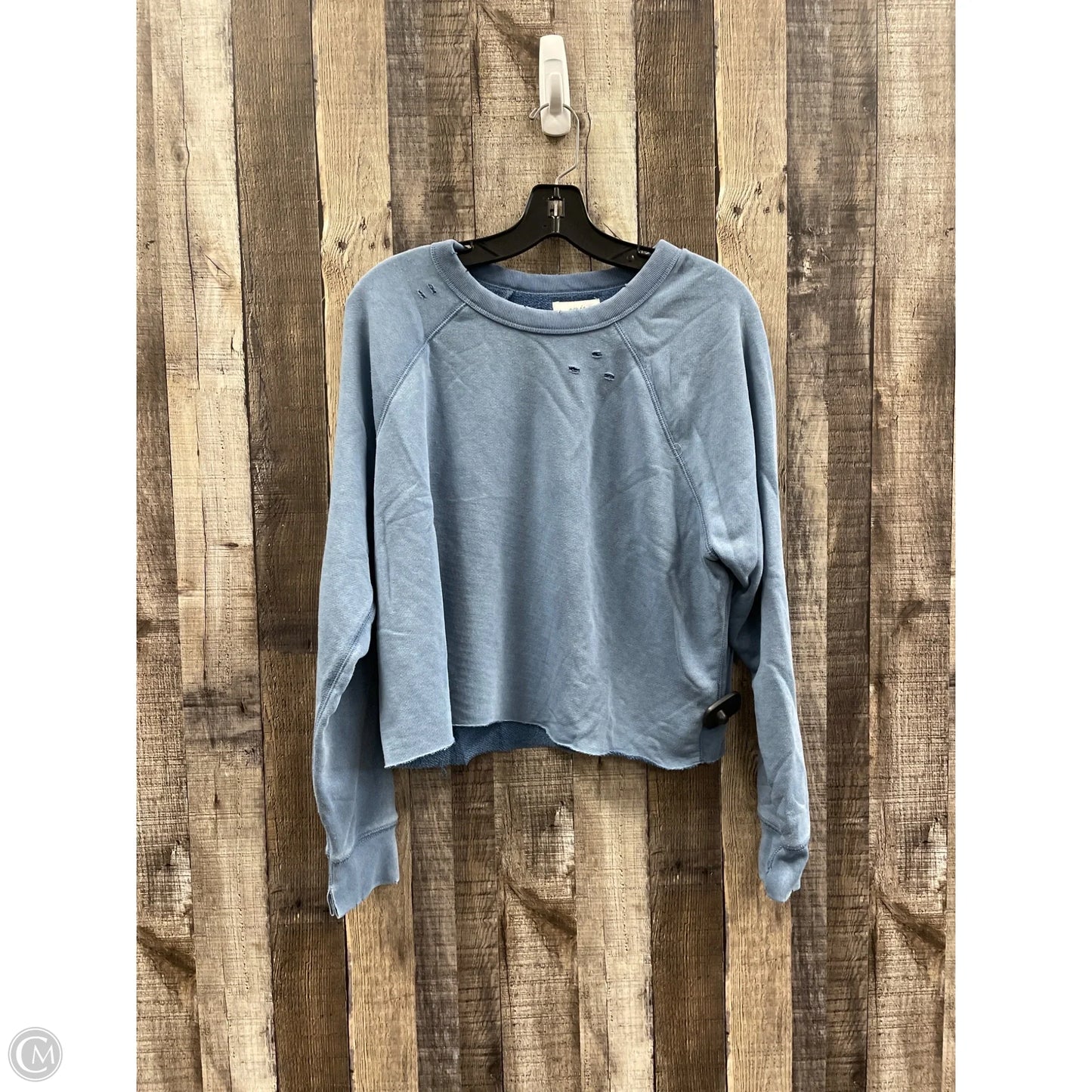 Sweatshirt Crewneck By Aerie In Blue, Size: S
