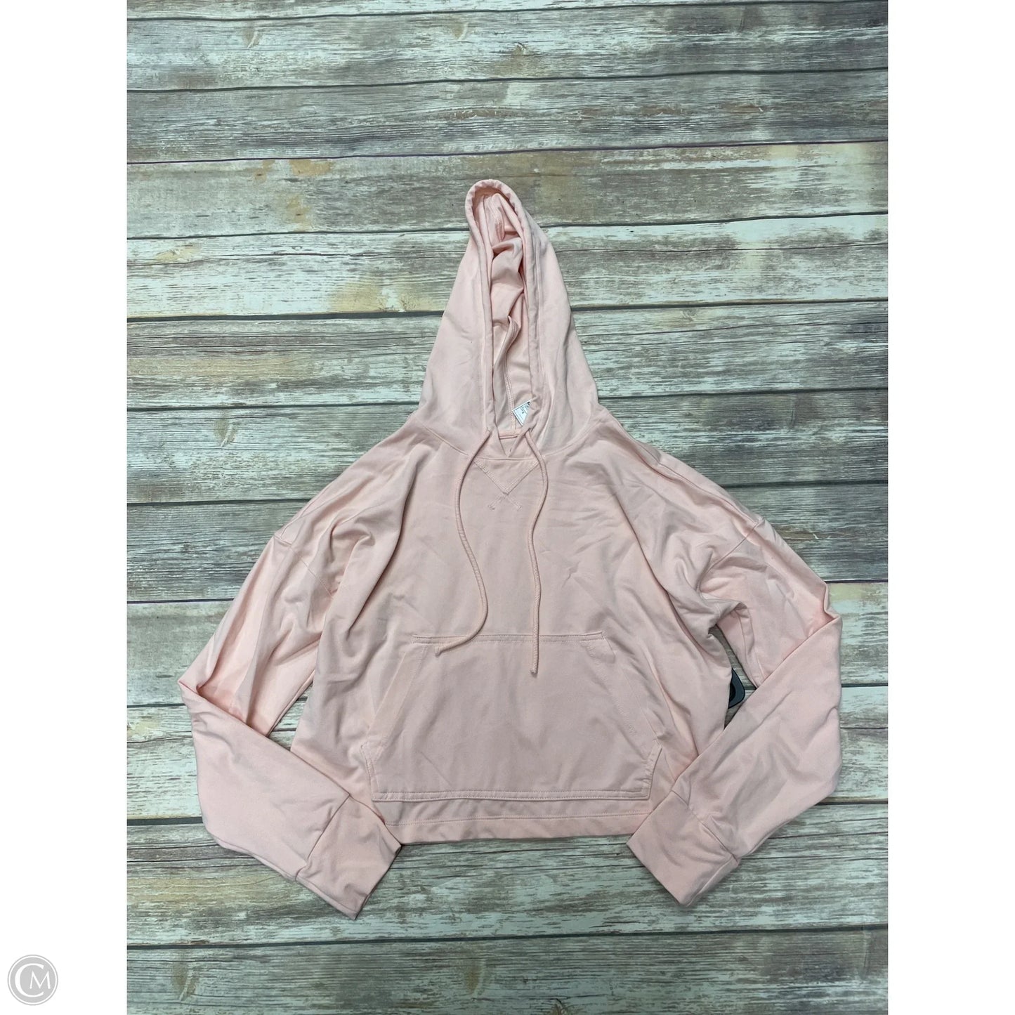 Sweatshirt Hoodie By Nike In Peach, Size: S