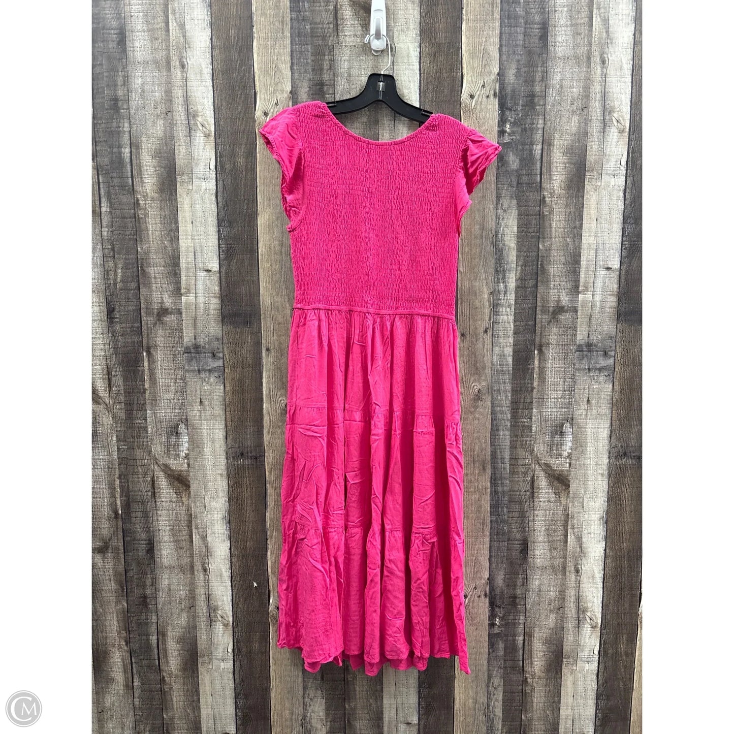 Dress Casual Maxi By Cmf In Pink, Size: L