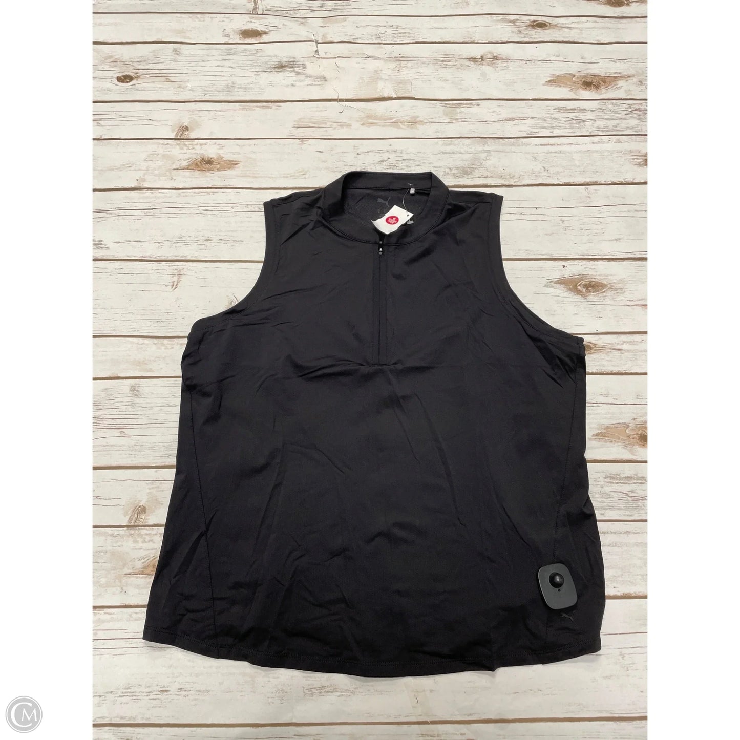 Athletic Tank Top By Puma In Black, Size: Xl