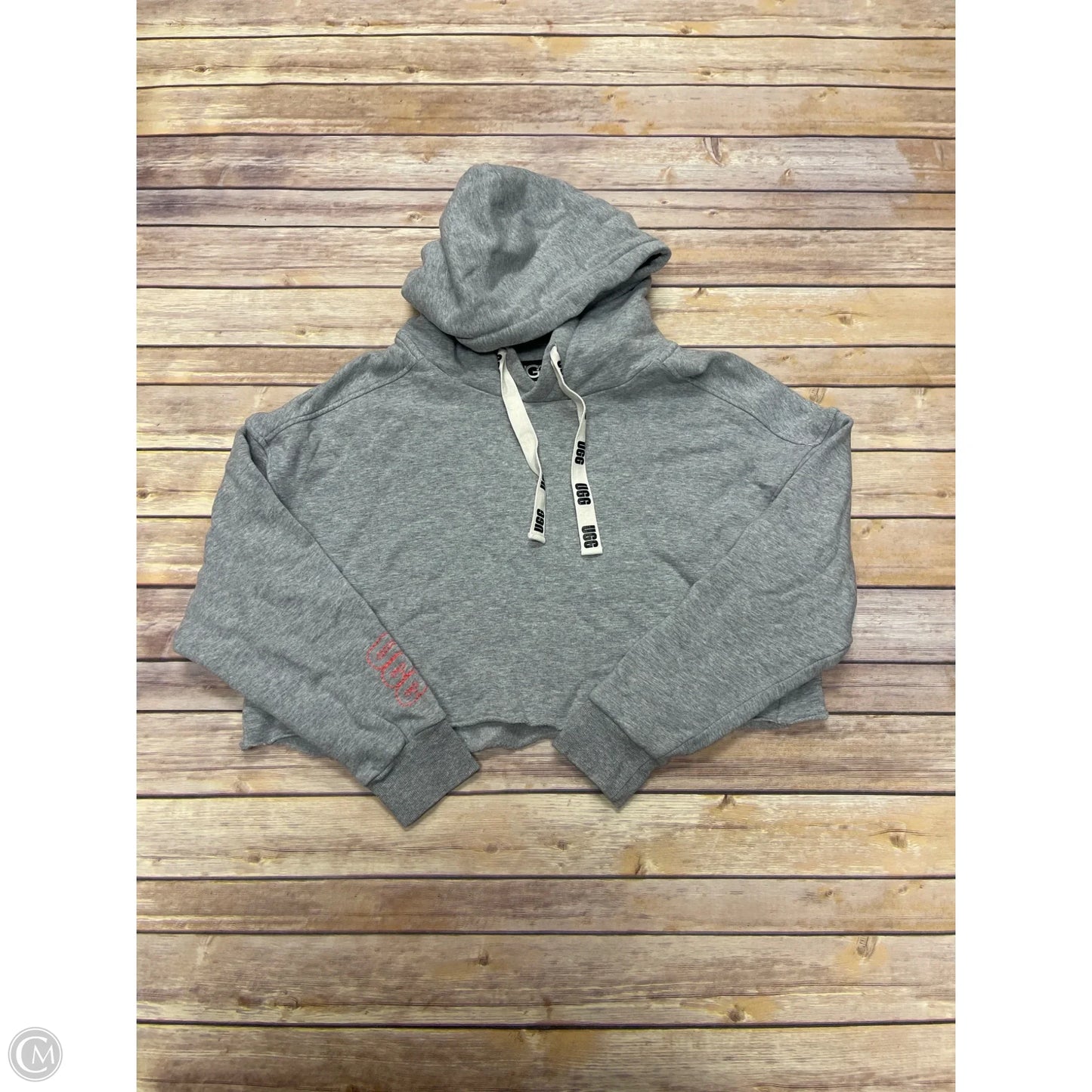 Sweatshirt Designer By Ugg In Grey, Size: M