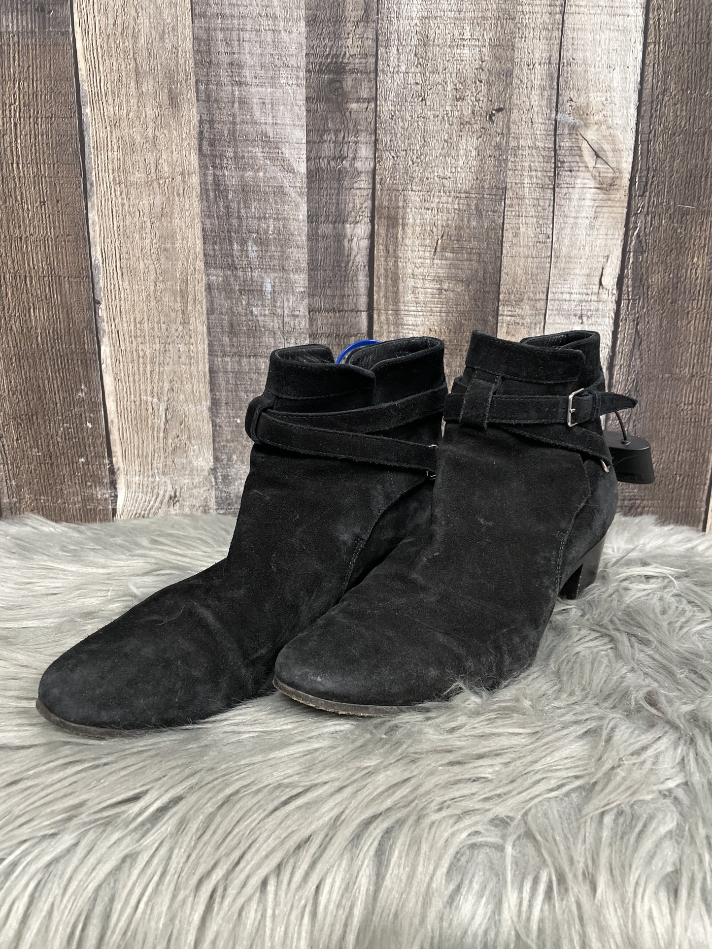 Boots Luxury Designer By Yves Saint Laurent Size: 7.5