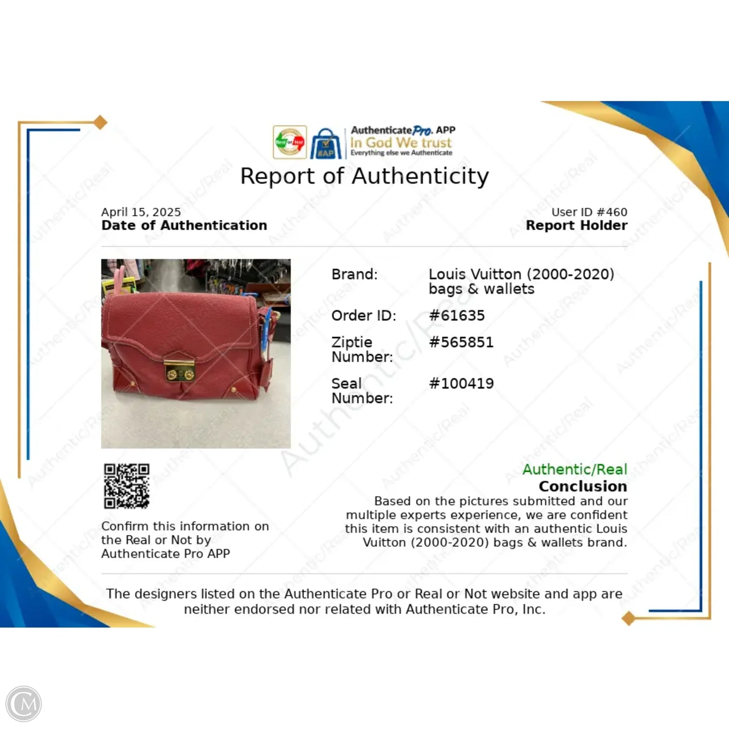 Handbag Luxury Designer By Louis Vuitton, Size: Medium