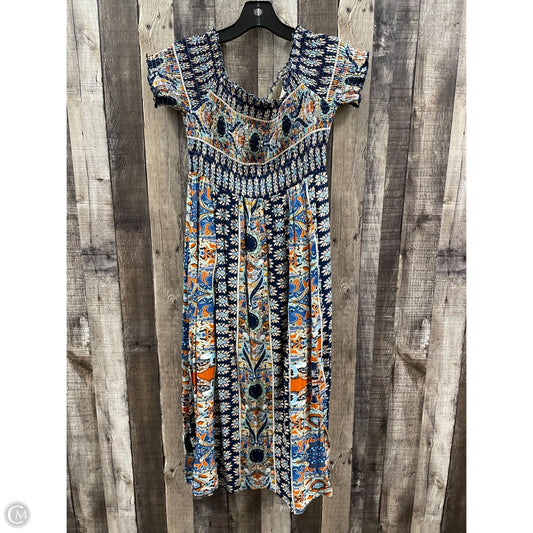 Dress Casual Maxi By Clothes Mentor In Multi-colored, Size: M