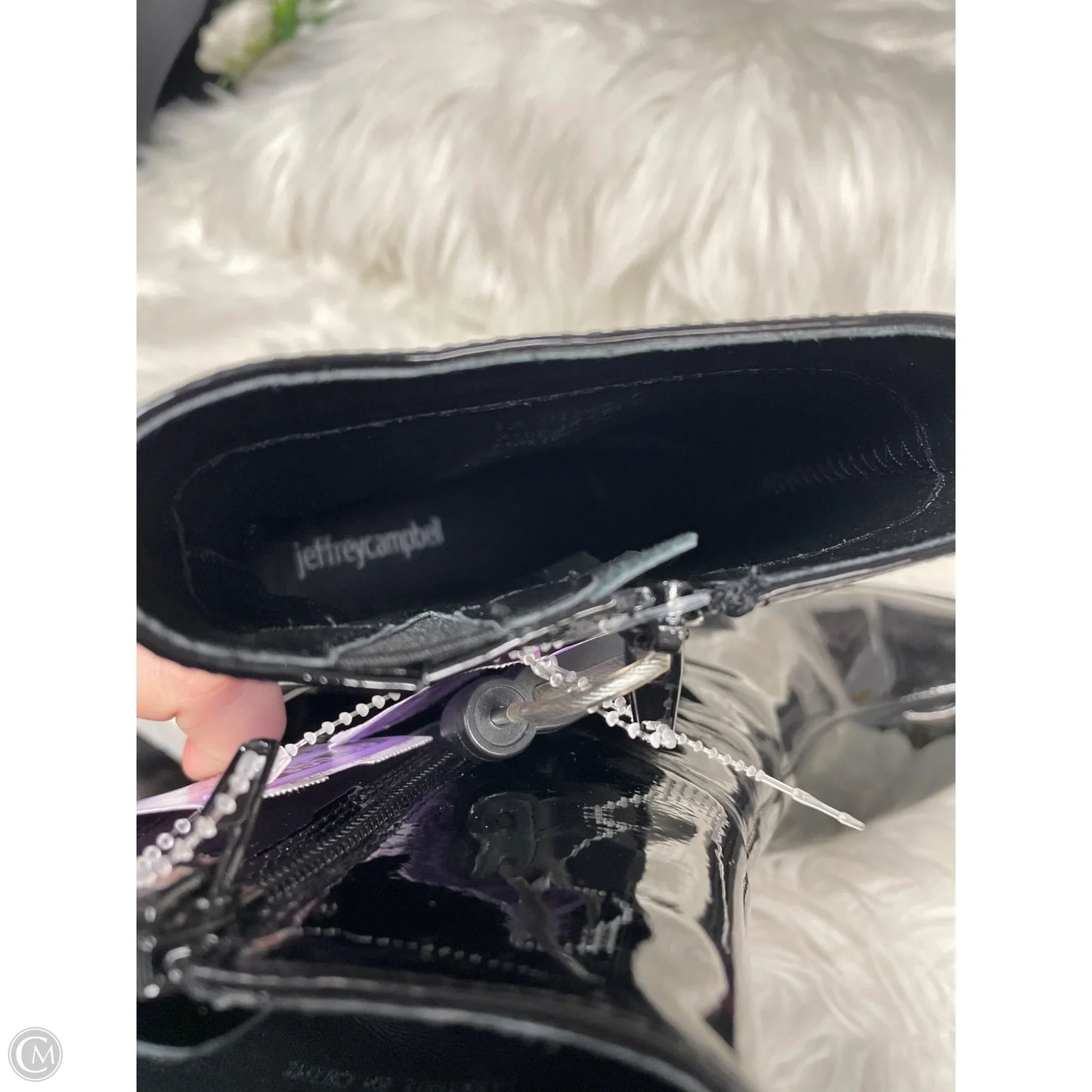 Boots Ankle Heels By Jeffery Campbell In Black, Size: 7.5