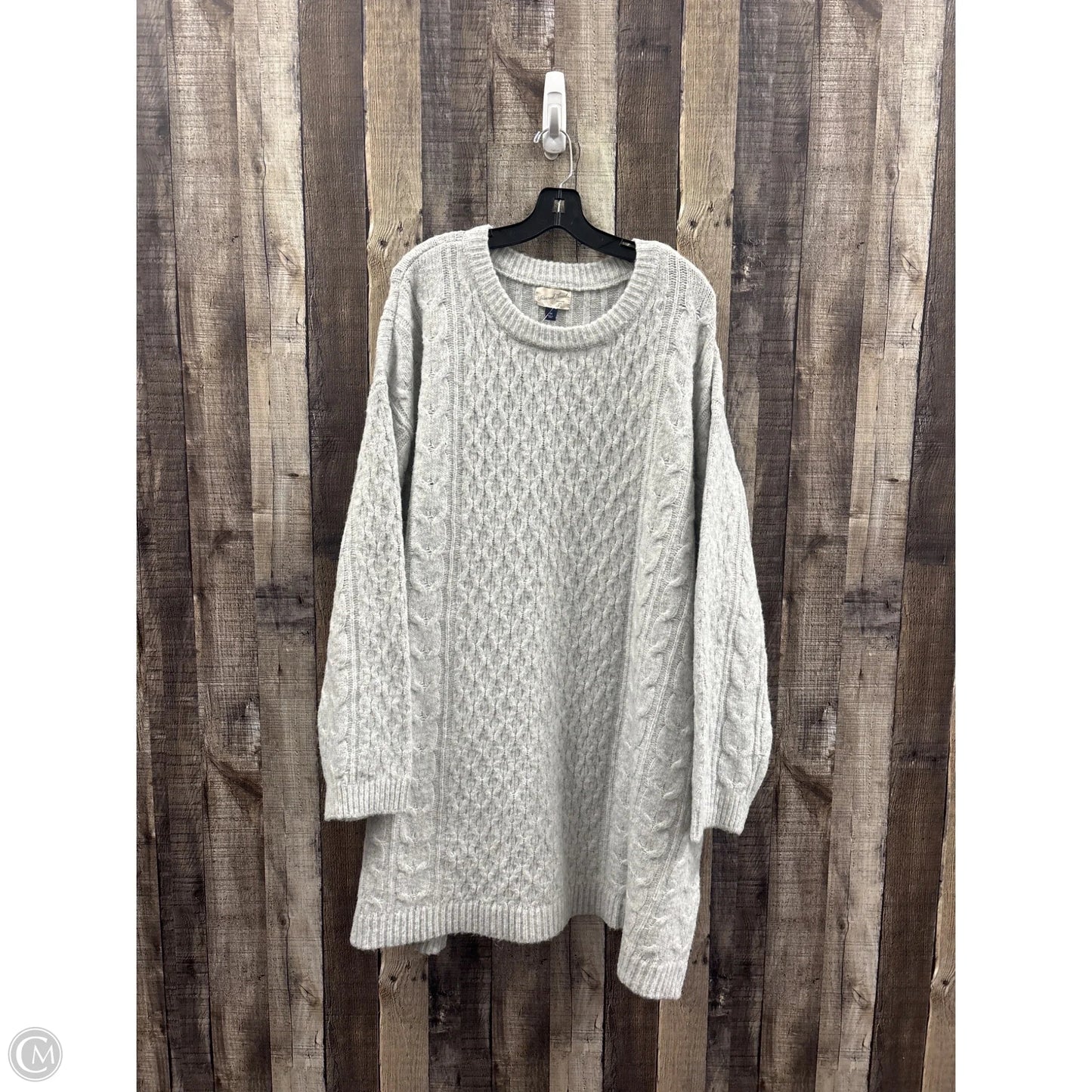Sweater By Universal Thread In Grey, Size: 4x
