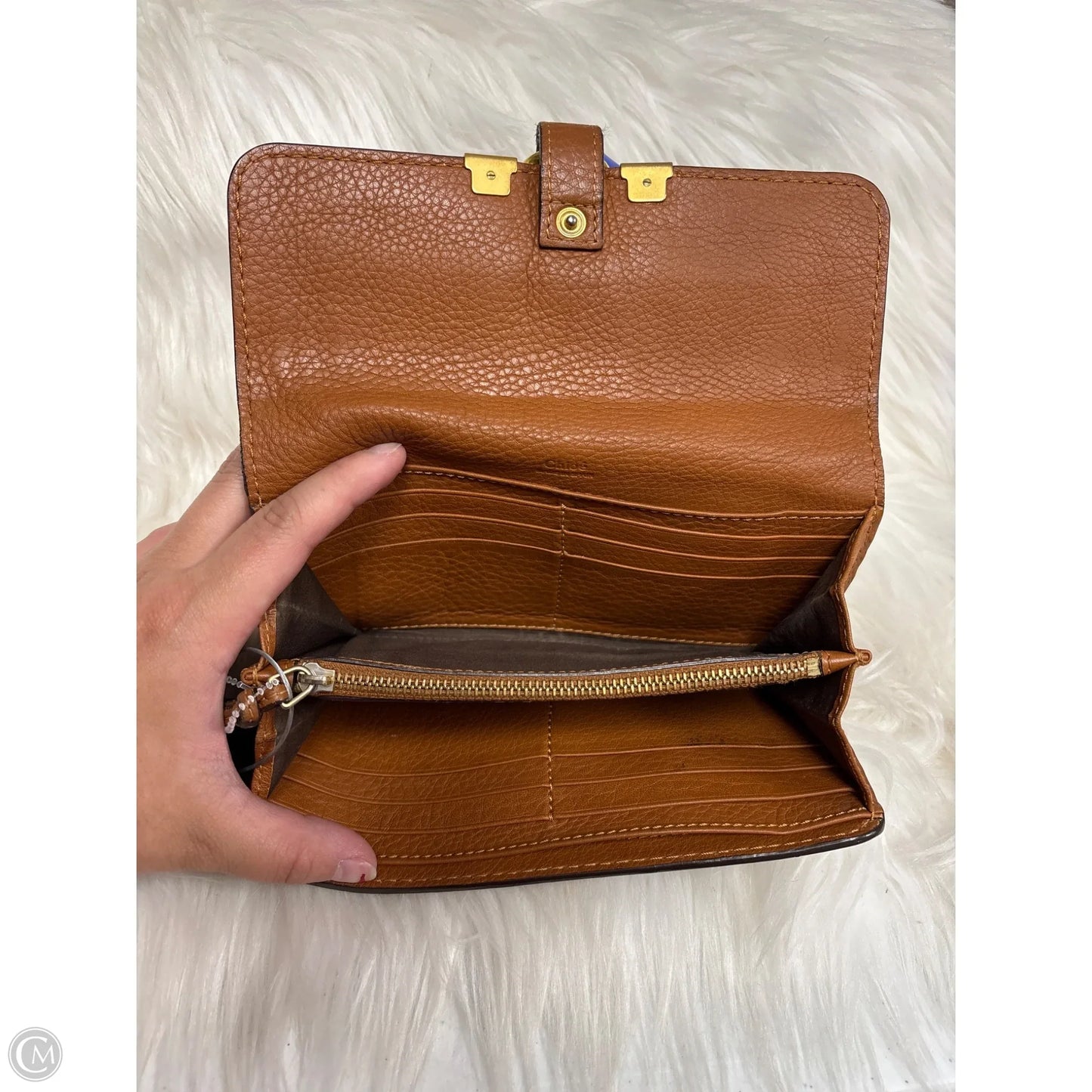 Wallet Luxury Designer By Chloe, Size: Medium