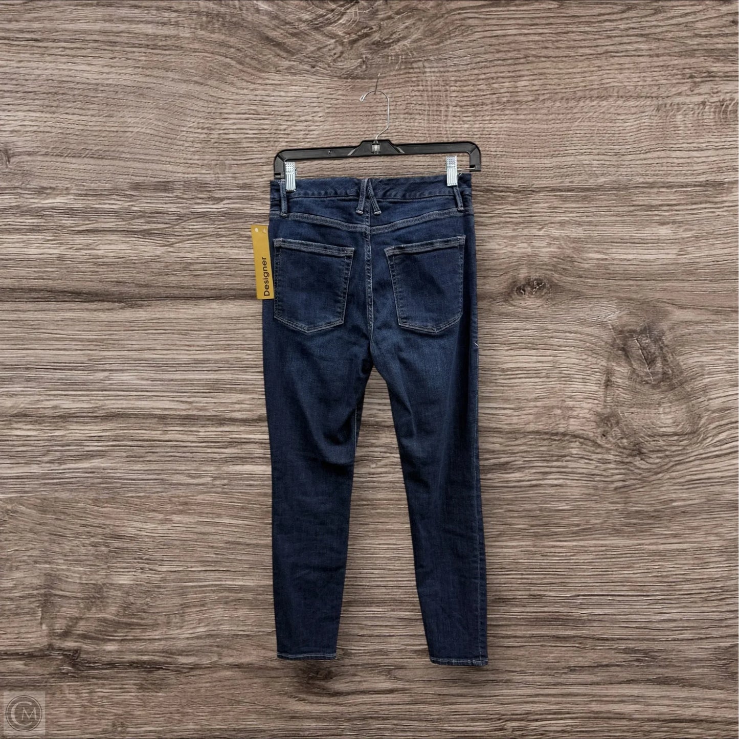 Jeans Cropped By Good American In Blue Denim, Size: 6