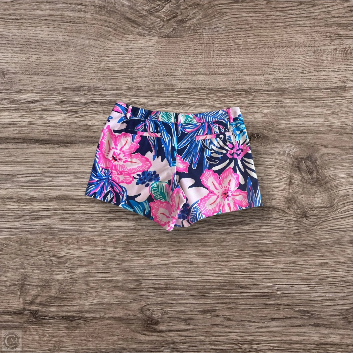 Shorts Designer By Lilly Pulitzer In Blue & Pink, Size: 10