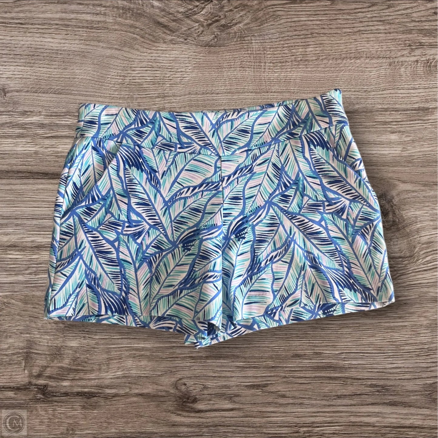 Shorts Designer By Lilly Pulitzer In Blue & Purple, Size: 4