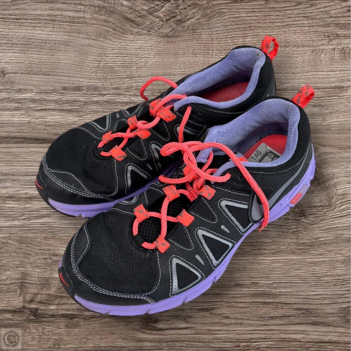 Shoes Athletic By Nike In Black & Purple, Size: 11