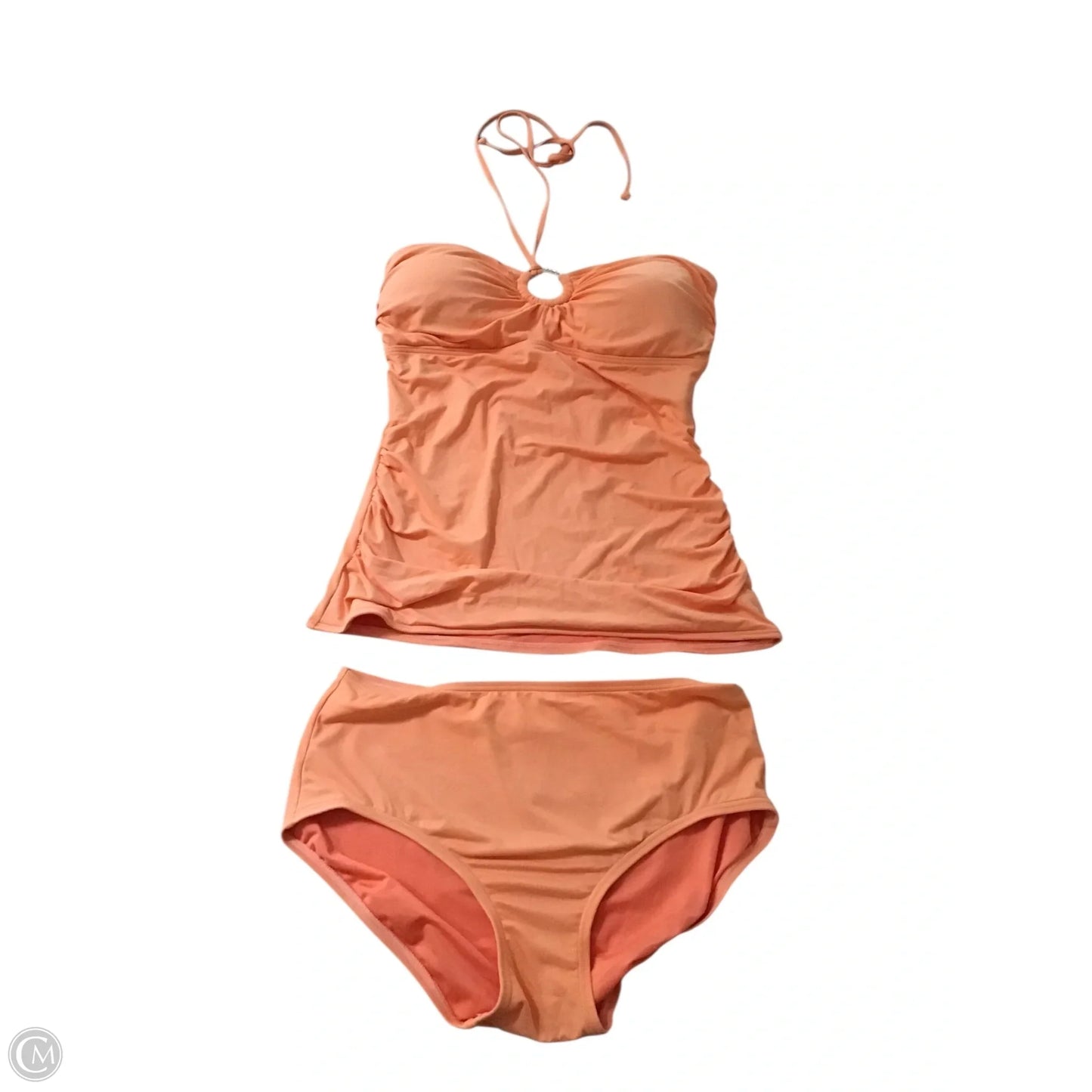 Swimsuit 2pc By Michael By Michael Kors In Orange, Size: M