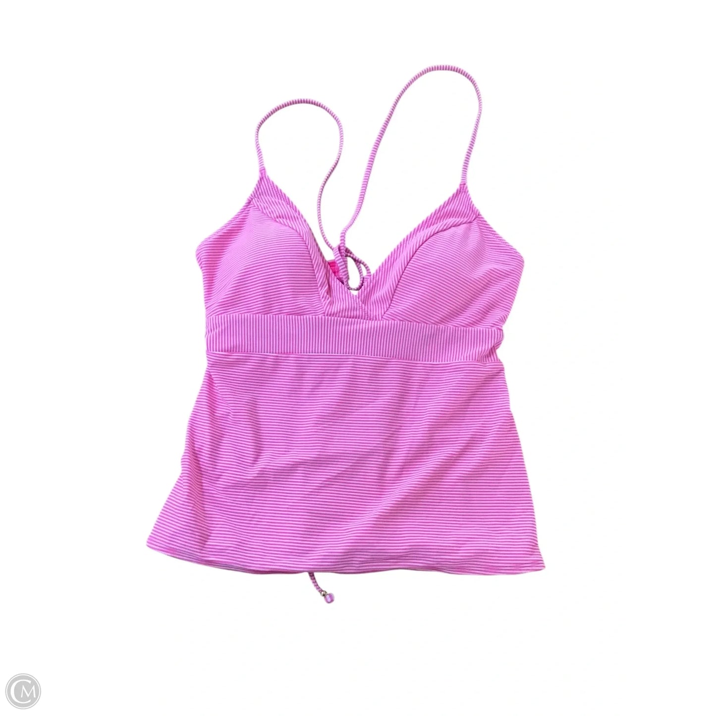 Swimsuit 2pc By Vineyard Vines In Pink & White, Size: M