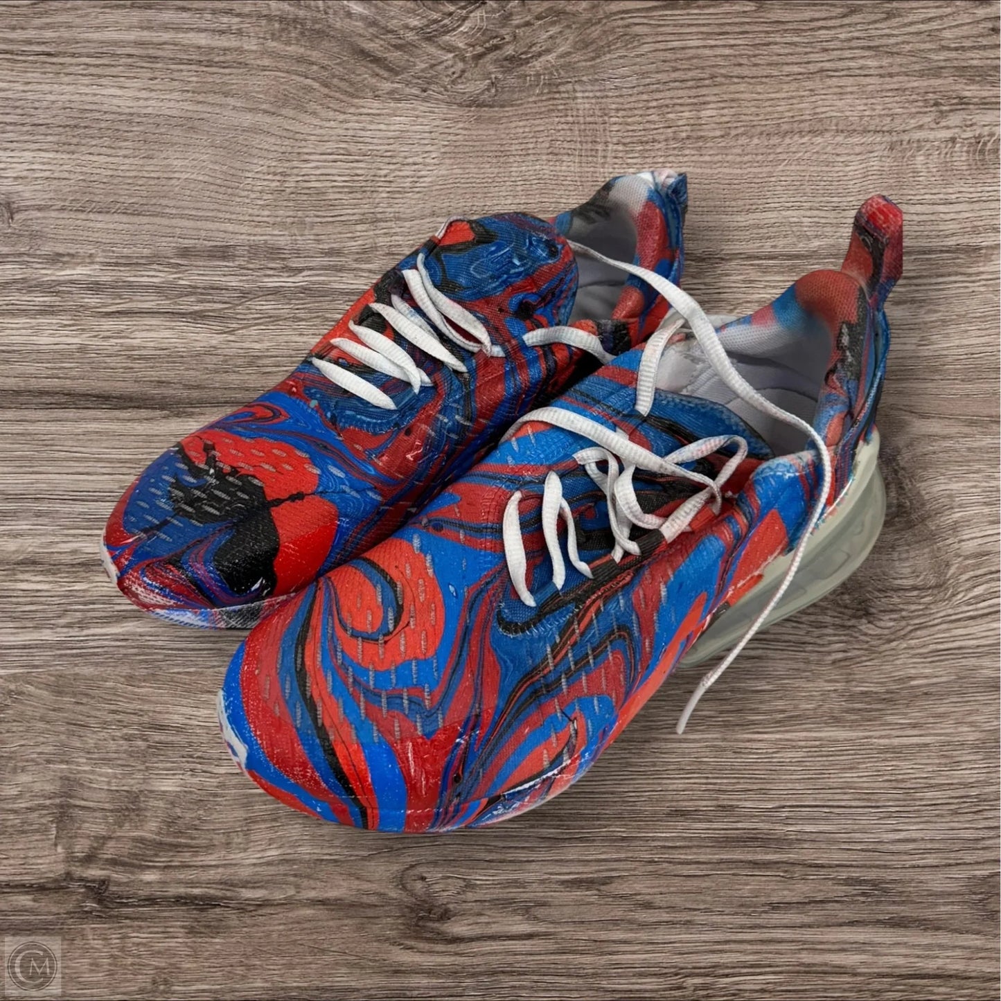 Shoes Athletic By Nike In Blue & Red, Size: 7